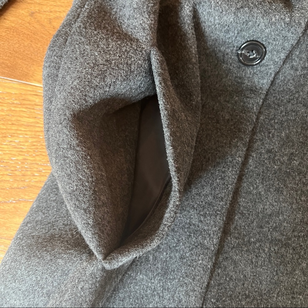 Madewell Monsieur Coat in Dark Gray - Picture 6 of 15